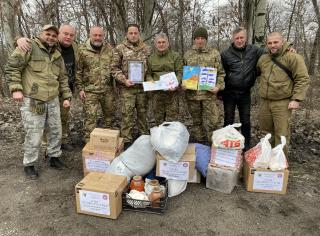 Міський голова Кам’янського відвідав бійців 93-ї бригади на позиціях в зоні ООС